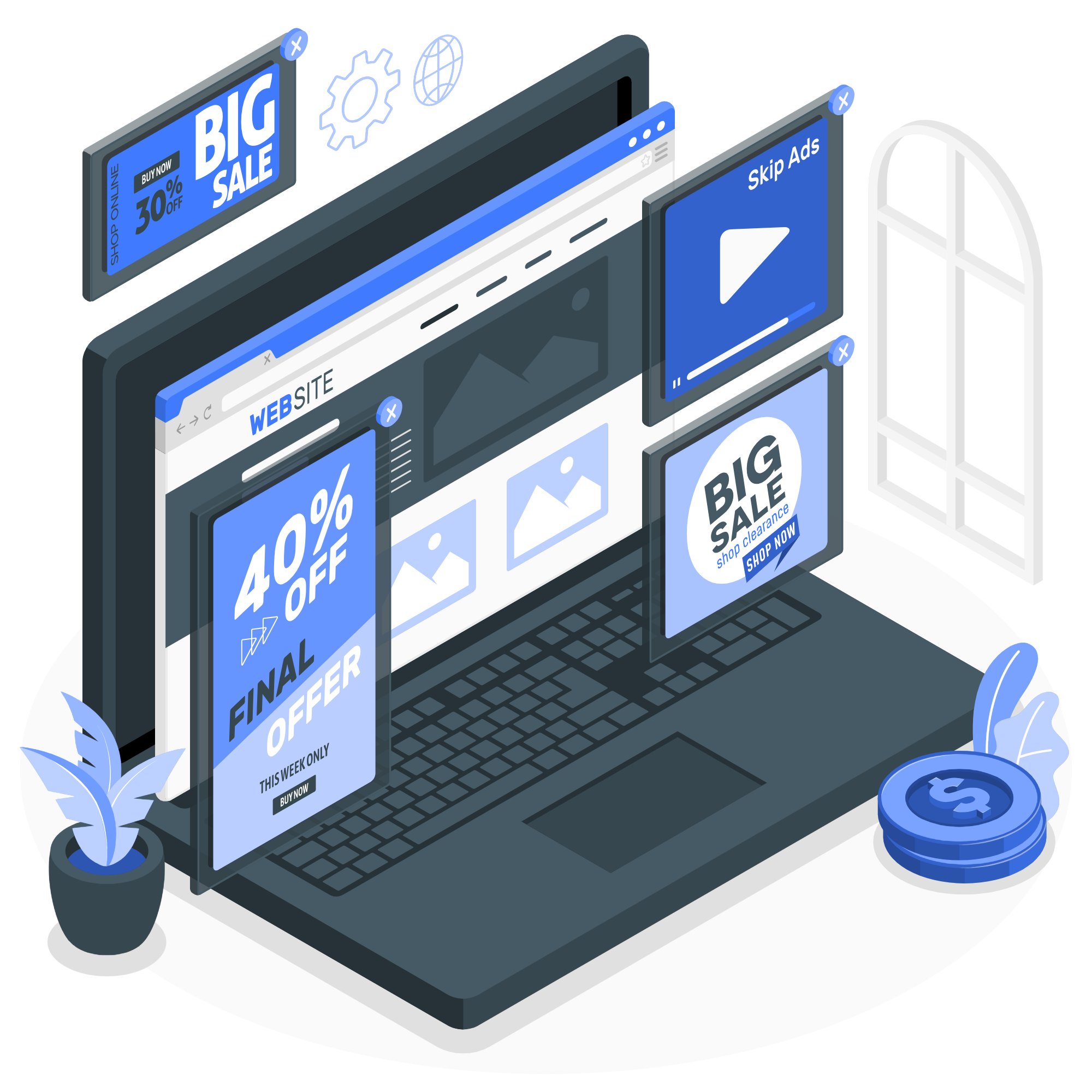 Illustration showing Property Listing